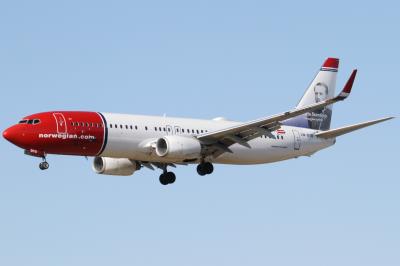 Image of aircraft registration LN-DYO - A 737-8JP(WL) operated by Norwegian Air Shuttle