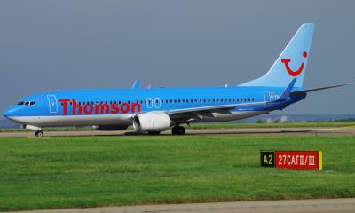 Image of aircraft registration G-FDZT - A 737-8K5(WL) operated by TUI Airways