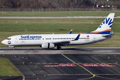Photo of aircraft TC-SPJ operated by SunExpress