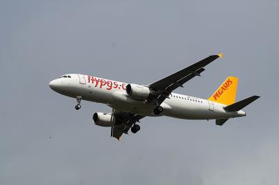 Image of aircraft registration TC-DCJ - A A320-214 operated by Pegasus