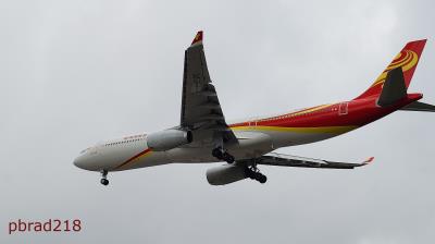 Image of aircraft registration B-1020 - A A330-343 operated by Hainan Airlines