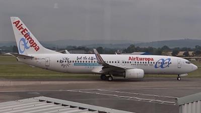 Image of aircraft registration EC-LPQ - A 737-85P(WL) operated by Air Europa