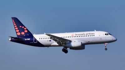 Image of aircraft registration EI-FWE - A Superjet 100-95B operated by Brussels Airlines