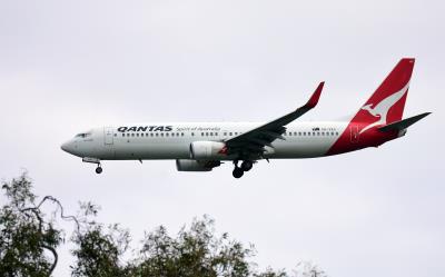 Photo of aircraft VH-VXG operated by Qantas