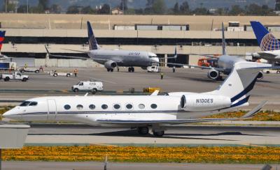 Image of aircraft registration N100ES - A Gulfstream G650- operated by Earth Star Inc