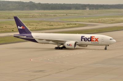 Image of aircraft registration N844FD - A 777-FHT operated by Federal Express (FedEx)