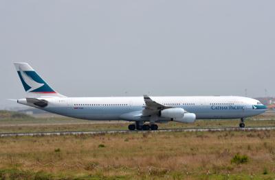 Photo of aircraft B-HXJ operated by Cathay Pacific Airways