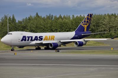Image of aircraft registration N496MC - A 747-47UF operated by Atlas Air
