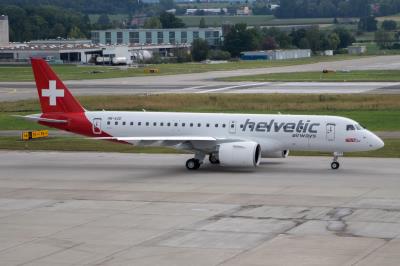 Photo of aircraft HB-AZE operated by Helvetic Airways