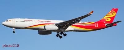 Photo of aircraft B-303Z operated by Hainan Airlines