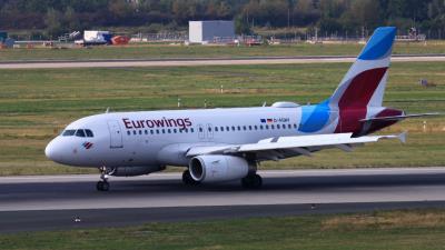 Image of aircraft registration D-AGWV - A A319-132 operated by Eurowings
