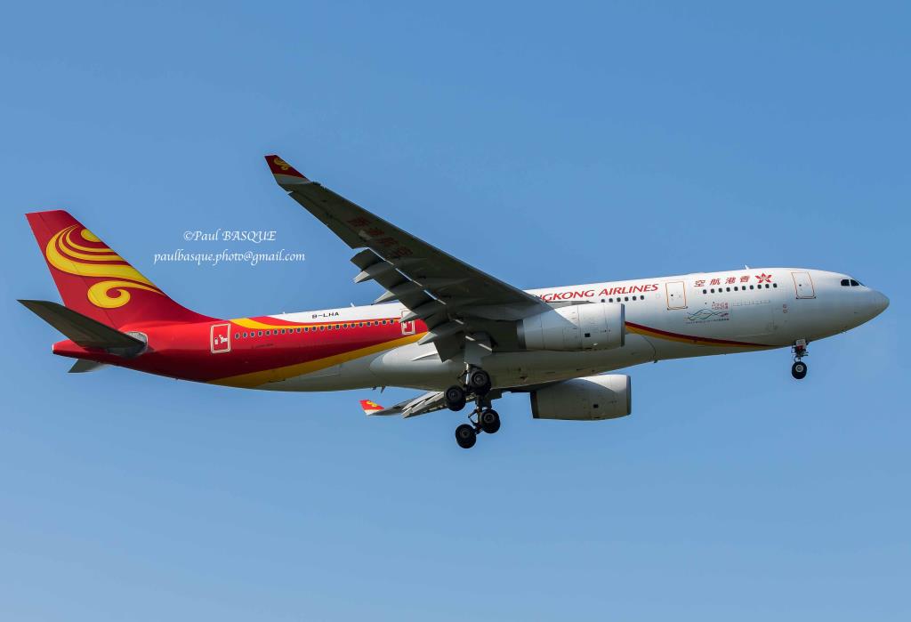 Photo of aircraft B-LHA operated by Hong Kong Airlines