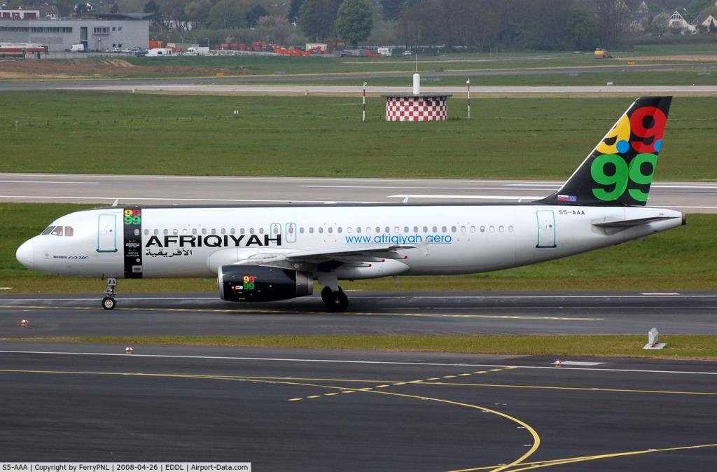Photo of aircraft S5-AAA operated by Afriqiyah Airways