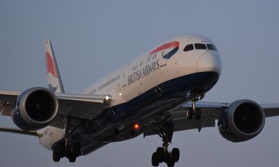 Image of aircraft registration G-ZBKH - A 787-9 Dreamliner operated by British Airways