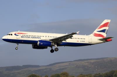 Image of aircraft registration G-EUUD - A A320-232 operated by British Airways