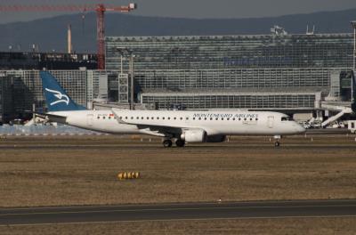 Image of aircraft registration 4O-AOC - A ERJ-195-LR (ERJ-190-200 LR) operated by Montenegro Airlines
