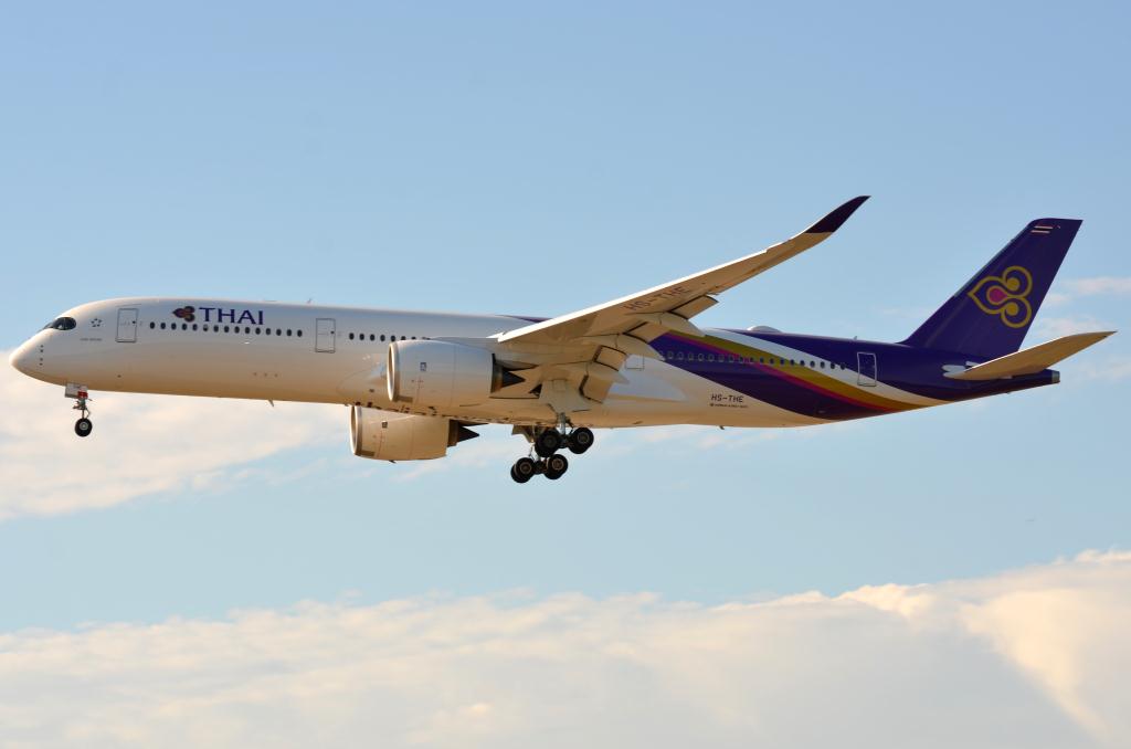 Photo of aircraft HS-THE operated by Thai Airways International