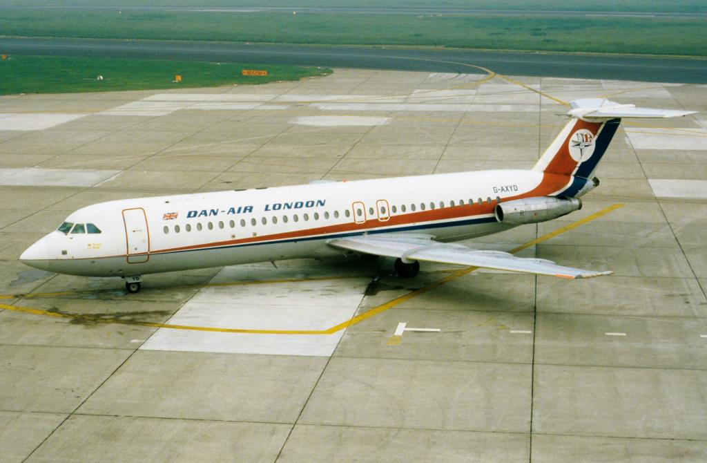 Photo of aircraft G-AXYD operated by Dan-Air London