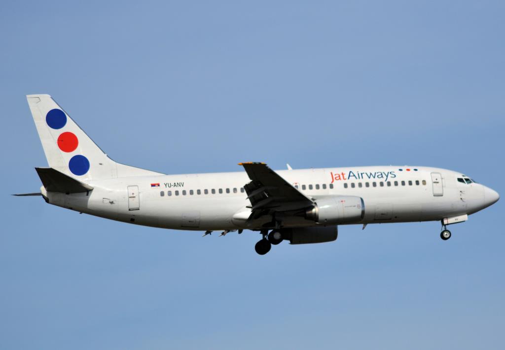 Photo of aircraft YU-ANV operated by JAT Airways