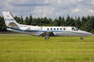 Image of aircraft registration G-CMBC - A Cessna 550 Citation-Bravo operated by Bond Business Services Ltd