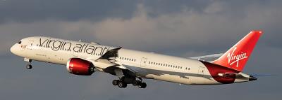 Image of aircraft registration G-VCRU - A 787-9 Dreamliner operated by Virgin Atlantic Airways