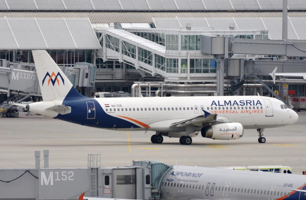 Photo of aircraft SU-TCE operated by AlMasria Universal Airlines