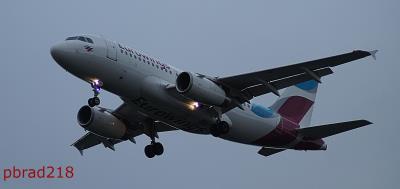 Image of aircraft registration D-AGWV - A A319-132 operated by Eurowings