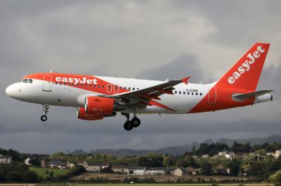 Image of aircraft registration G-EZBR - A A319-111 operated by easyJet