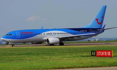 Image of aircraft registration G-FDZA - A 737-8K5(WL) operated by Thomson Airways