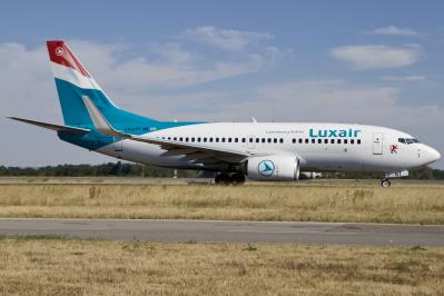 Photo of aircraft LX-LBT operated by Luxair