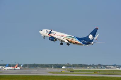 Photo of aircraft N845AM operated by Aeromexico