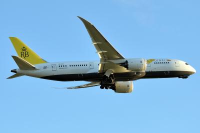 Image of aircraft registration V8-DLD - A 787-8 Dreamliner operated by Royal Brunei Airlines