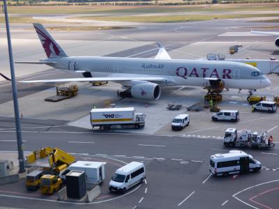 Photo of aircraft A7-ALG operated by Qatar Airways
