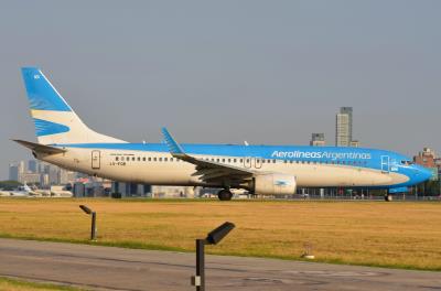 Photo of aircraft LV-FQB operated by Aerolineas Argentinas