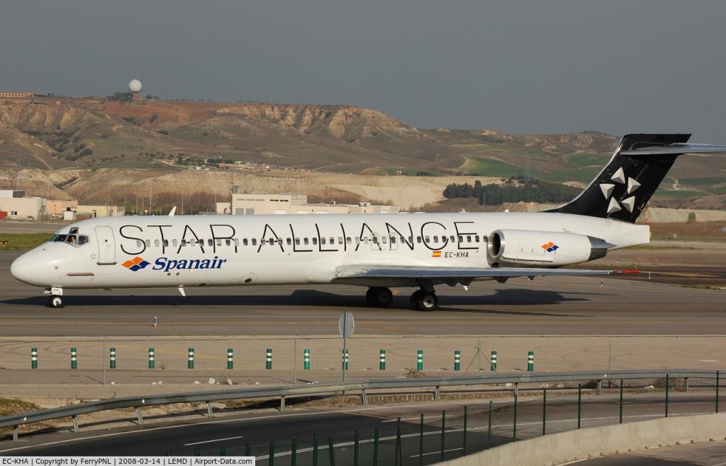 Photo of aircraft EC-KHA operated by Spanair