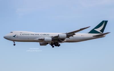 Image of aircraft registration B-LJA - A 747-867F operated by Cathay Pacific Airways