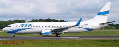 Image of aircraft registration SP-ENV - A 737-8BK(WL) operated by Enter Air