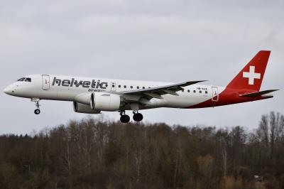 Photo of aircraft HB-AZC operated by Helvetic Airways