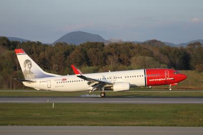 Image of aircraft registration EI-FVJ - A 737-800(WL) operated by Norwegian Air International