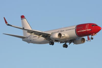 Image of aircraft registration LN-DYB - A 737-8JP(WL) operated by Norwegian Air Shuttle