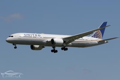 Image of aircraft registration N38955 - A 787-9 Dreamliner operated by United Airlines