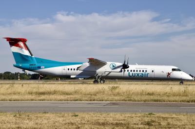Photo of aircraft LX-LQJ operated by Luxair
