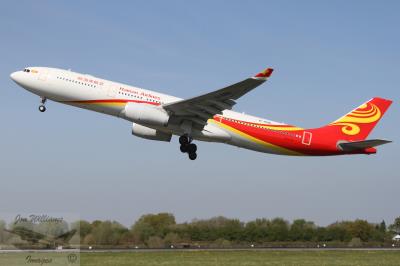 Photo of aircraft B-1096 operated by Hainan Airlines