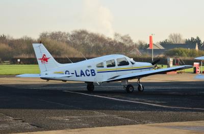 Image of aircraft registration G-LACB - A Piper PA-28-161 Cherokee Warrior II operated by Upperstack Ltd
