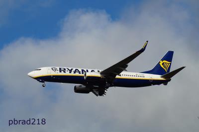 Image of aircraft registration EI-EBN - A 737-8AS(WL) operated by Ryanair
