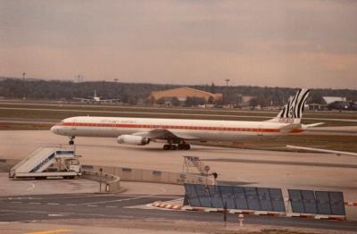 Image of aircraft registration 5Y-ZEB - A DC-8-63 operated by African Safari Airways