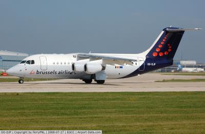 Photo of aircraft OO-DJP operated by Brussels Airlines