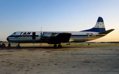 Photo of aircraft HR-TNL operated by TAN - Transportes Aereos Nacionales