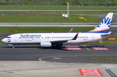 Photo of aircraft D-ASXJ operated by SunExpress Germany