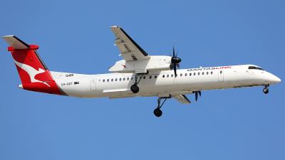 Image of aircraft registration VH-QOT - A DHC-8-402 operated by QantasLink